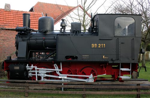 Dampflokomotive 99 211 der Inselbahn Wangerooge